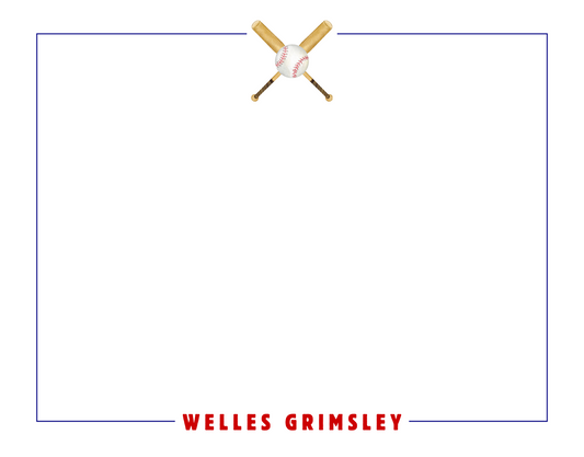 Baseball Stationery Set