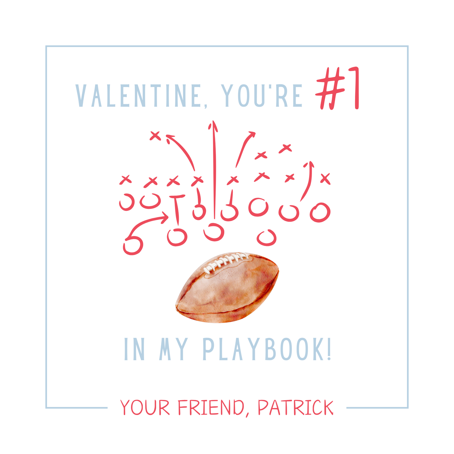 Football Valentine