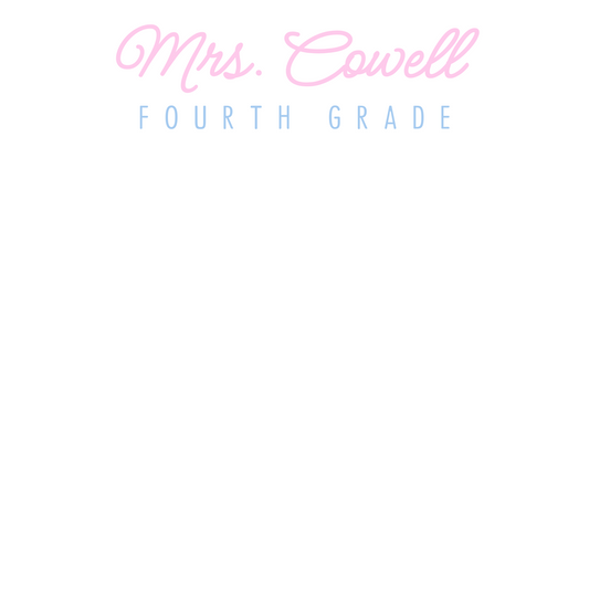 Elegant Teacher Notepad - Pink & Blue