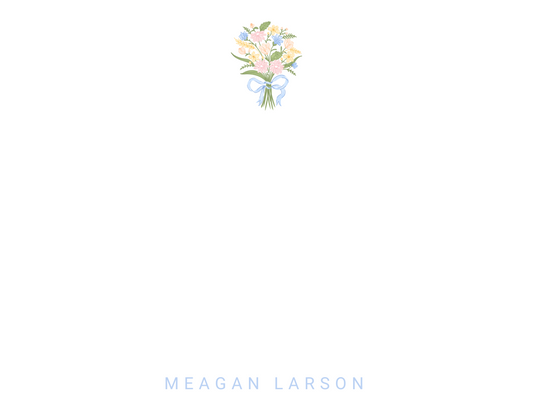 Floral Bouquet Stationery Set