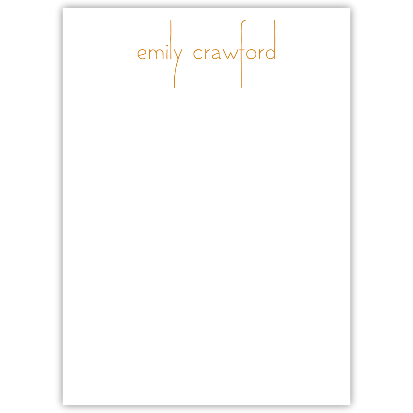 notepad with simple name, ShooFly Paper Co. Auburn, Alabama