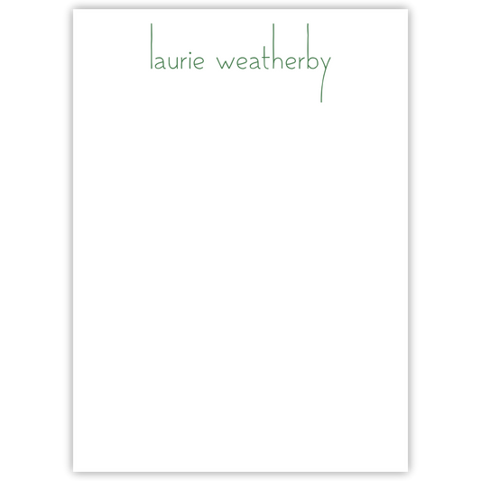notepad with simple name; ShooFly Paper Co. Auburn, Alabama