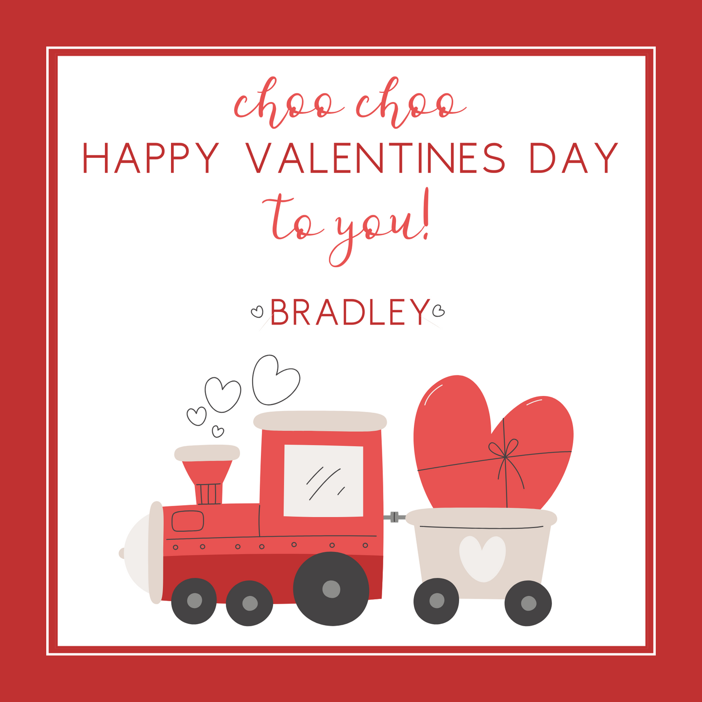Choo Choo Train Valentine