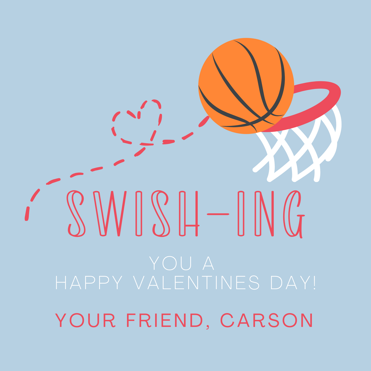 Basketball Valentine