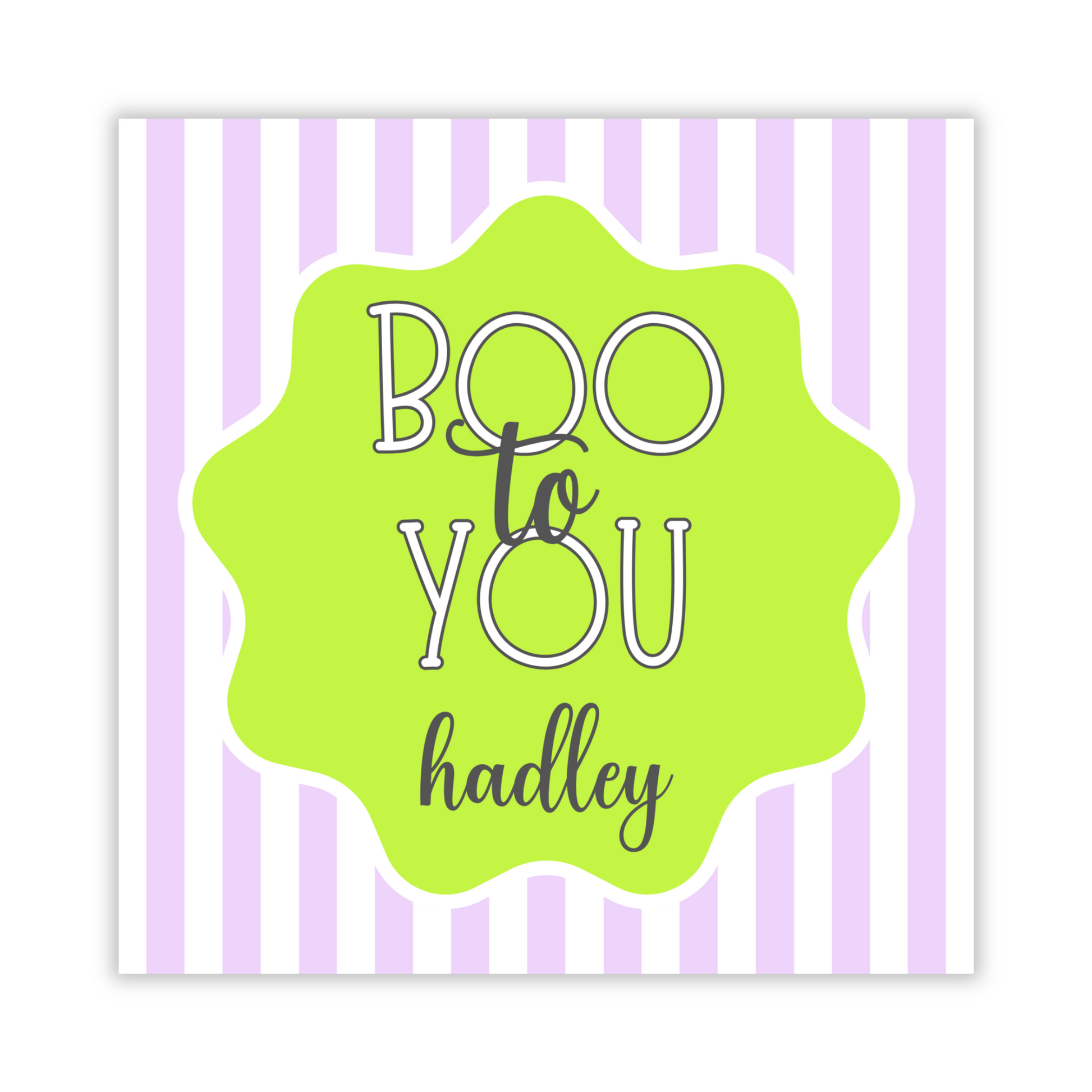 halloween gift tag, ShooFly Paper Co. Auburn, Alabama