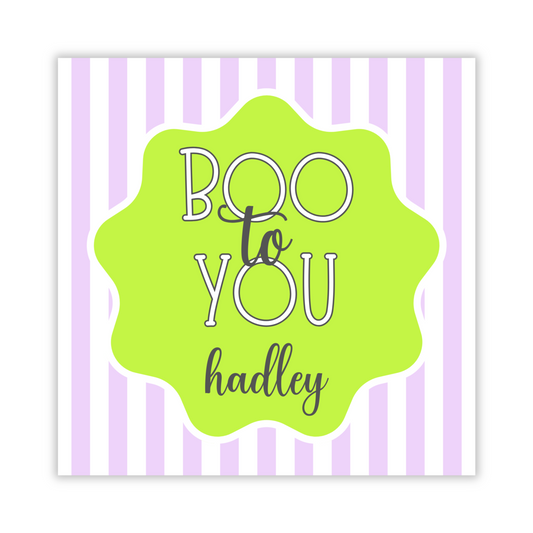 halloween gift tag, ShooFly Paper Co. Auburn, Alabama