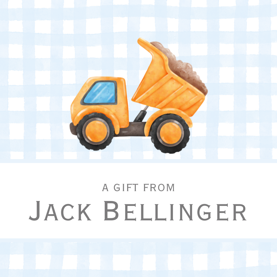 Dump Truck Calling Card