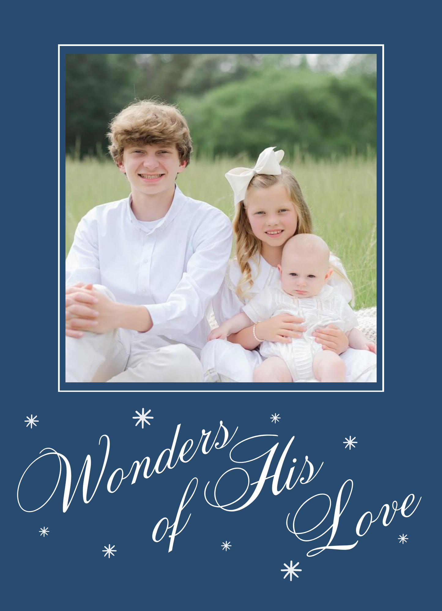 Wonders of His Love - Navy