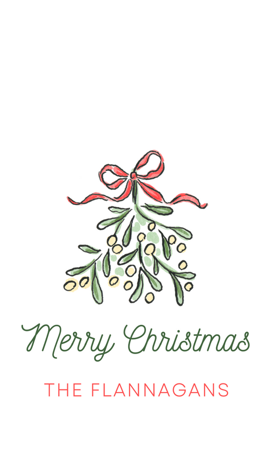 Mistletoe Gift Tag