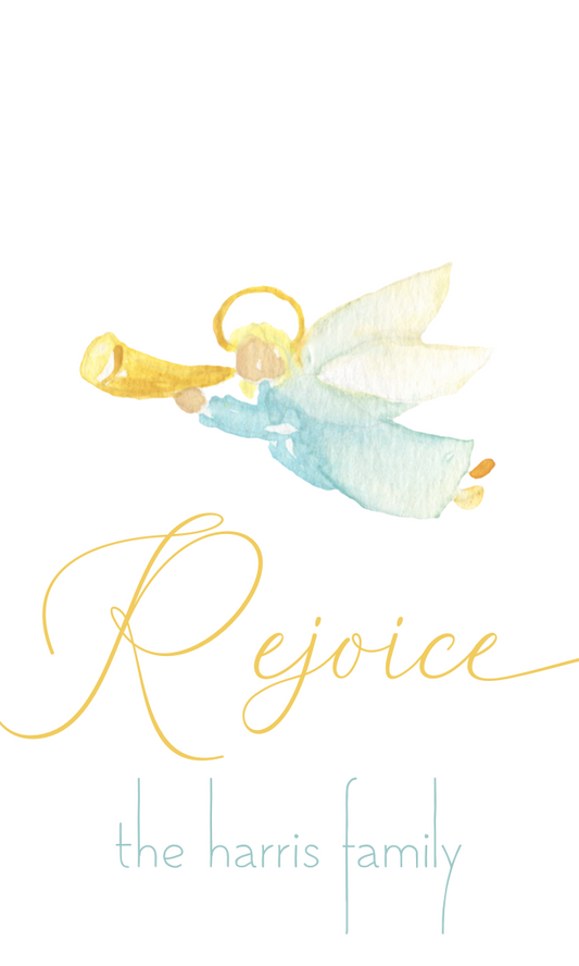 Rejoice Angel Gift Tag