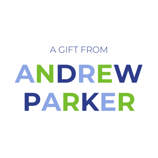 cute calling card with colorblock name, ShooFly Paper Co Auburn, AL