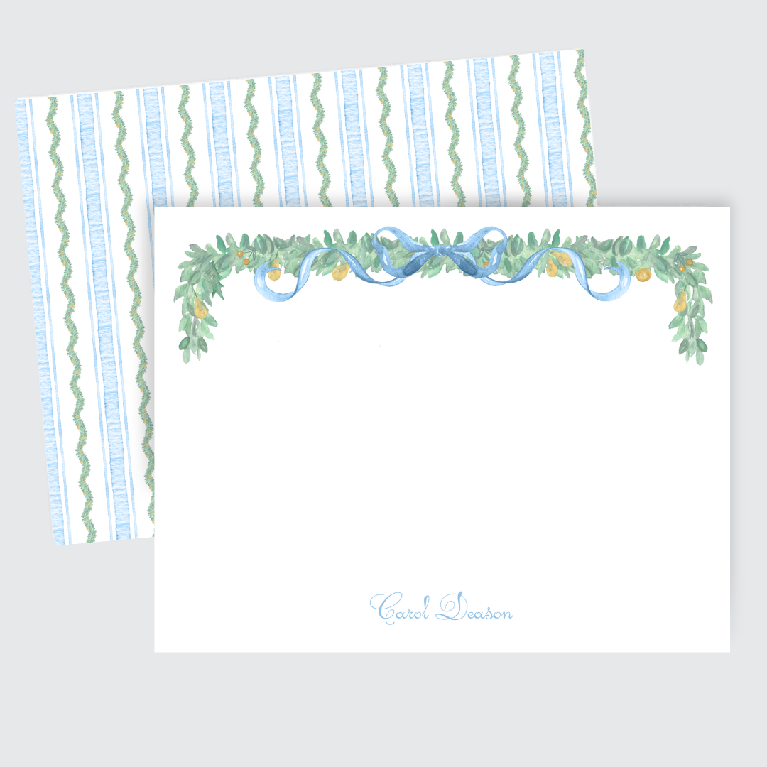 Pear Garland Stationery Set