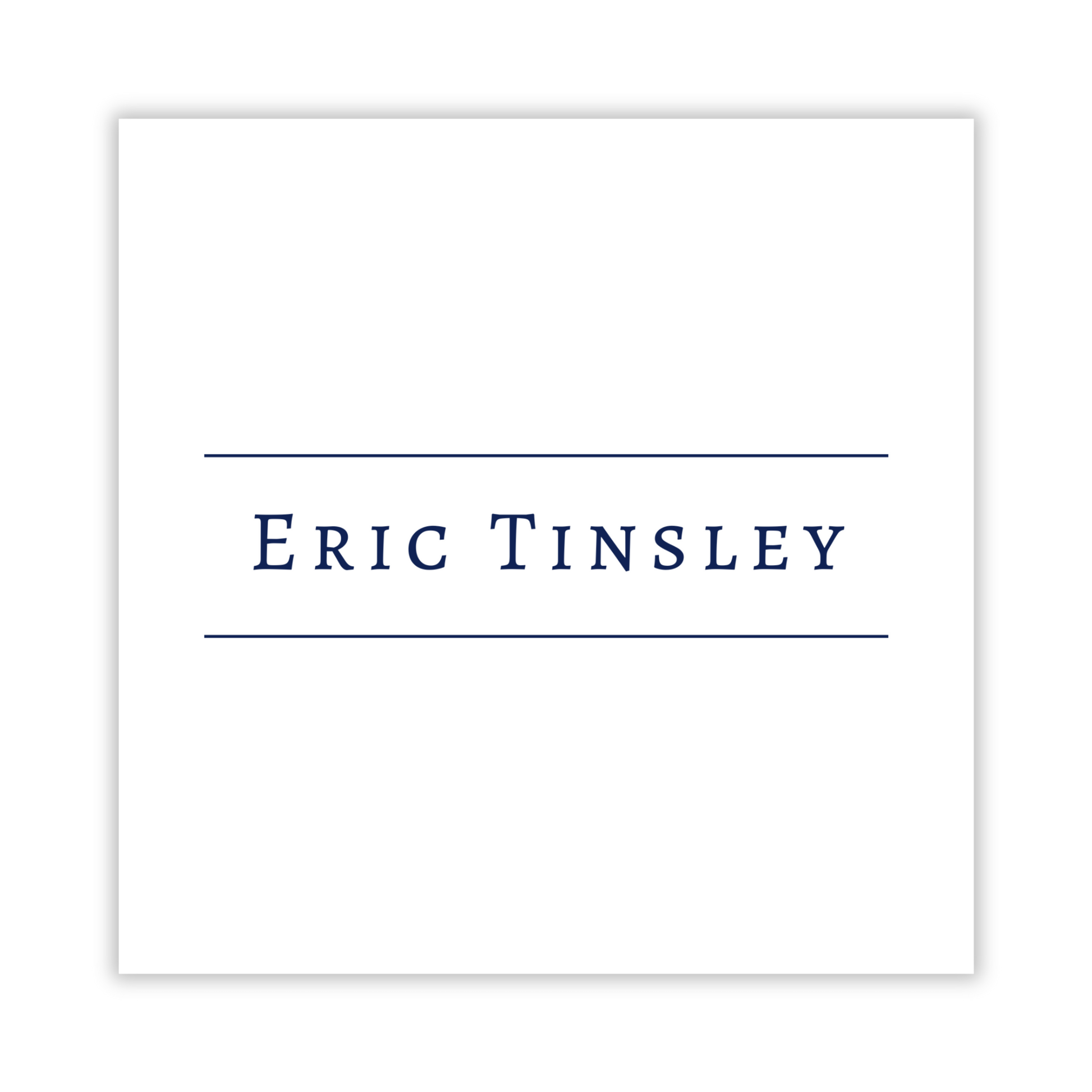 minimalist gift tag, masculine gift tag, personalized gift tag for men, ShooFly Paper Co. Auburn, Alabama