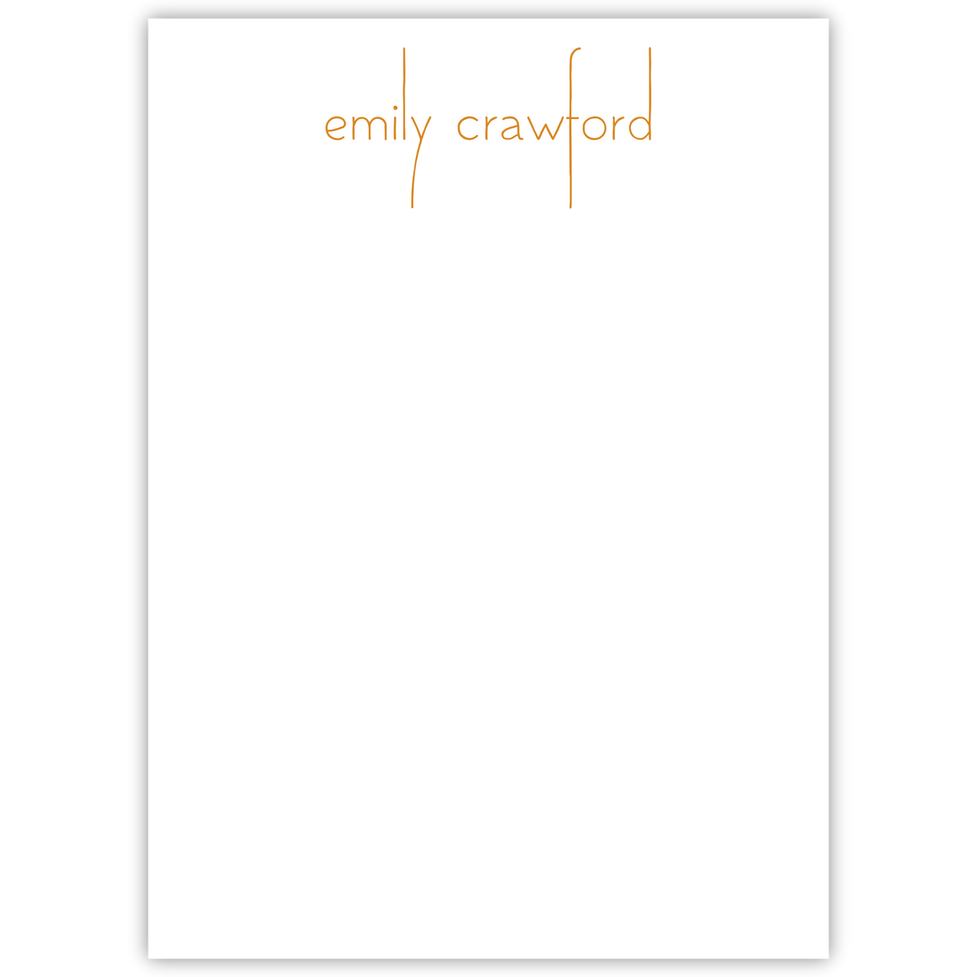 notepad with simple name, ShooFly Paper Co. Auburn, Alabama