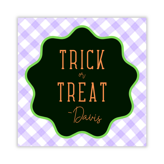 halloween gift tag, ShooFly Paper Co. Auburn, Alabama