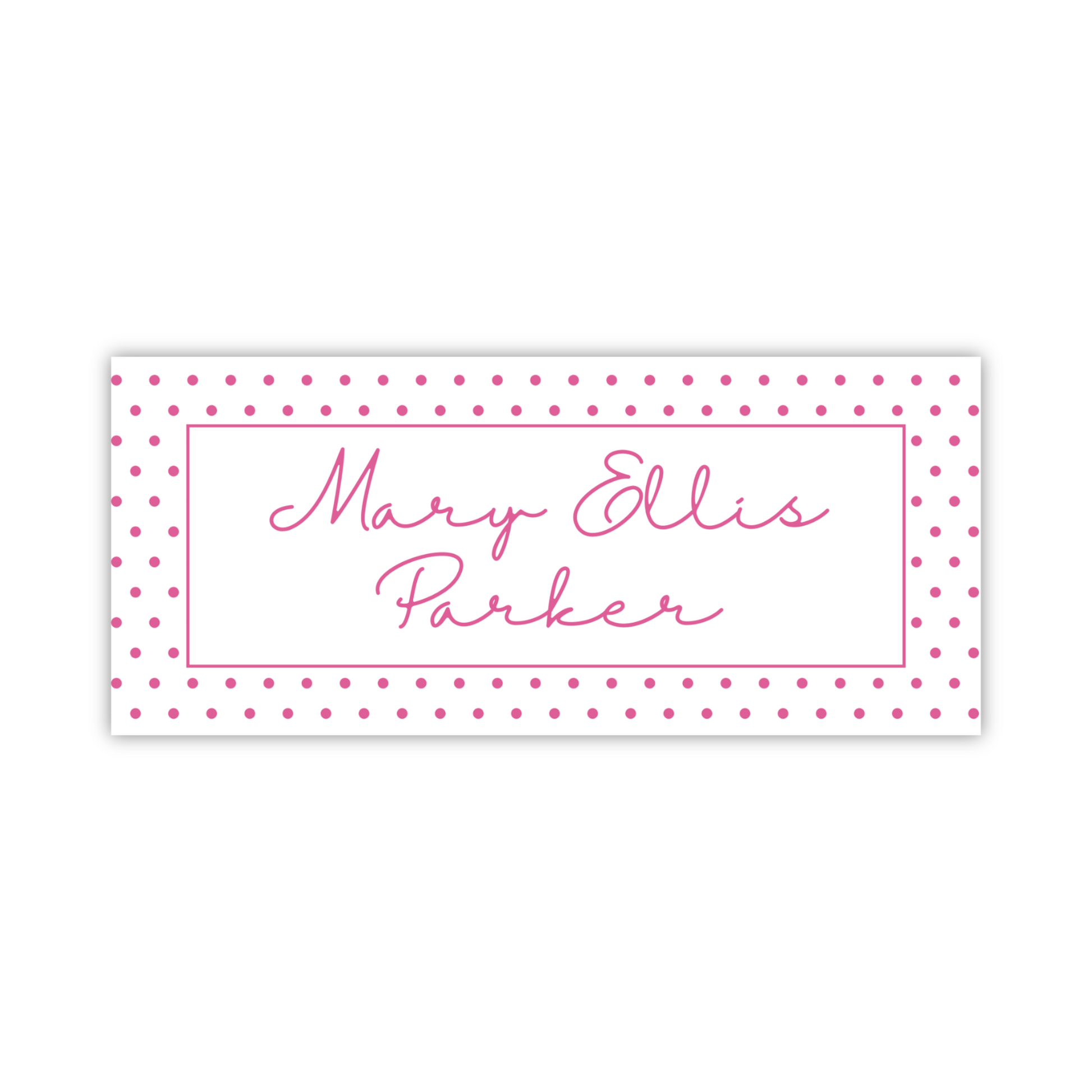 waterproof sticker, waterproof name label, personalized sticker, bottle label, ShooFly Paper Co.