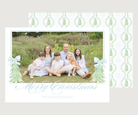 Watercolor Christmas Tree Cards